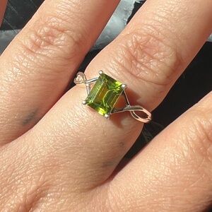 Peridot Sterling Silver Ring